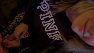 Caught Sucking Cock in Public & Still Finished!