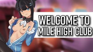 Air Hostess Sucks You Off For Accidently Spilling Your Drink...